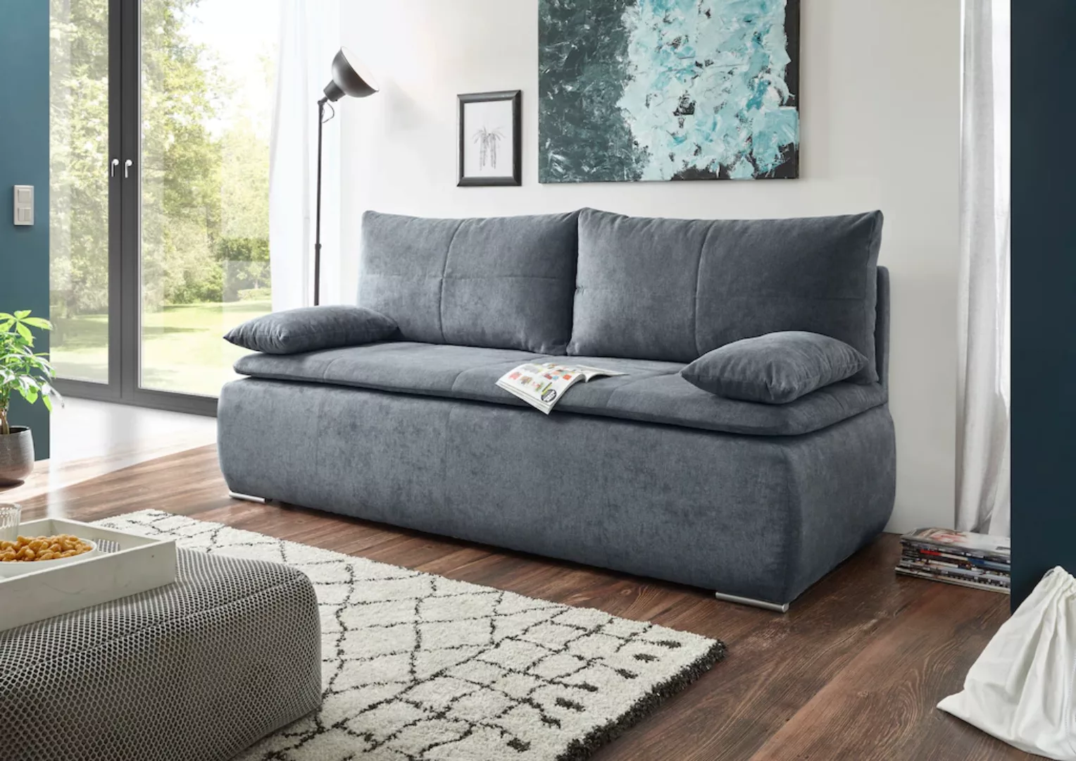 ED EXCITING DESIGN Schlafsofa "Jana", mit Bettfunktion und Bettkasten, sowi günstig online kaufen