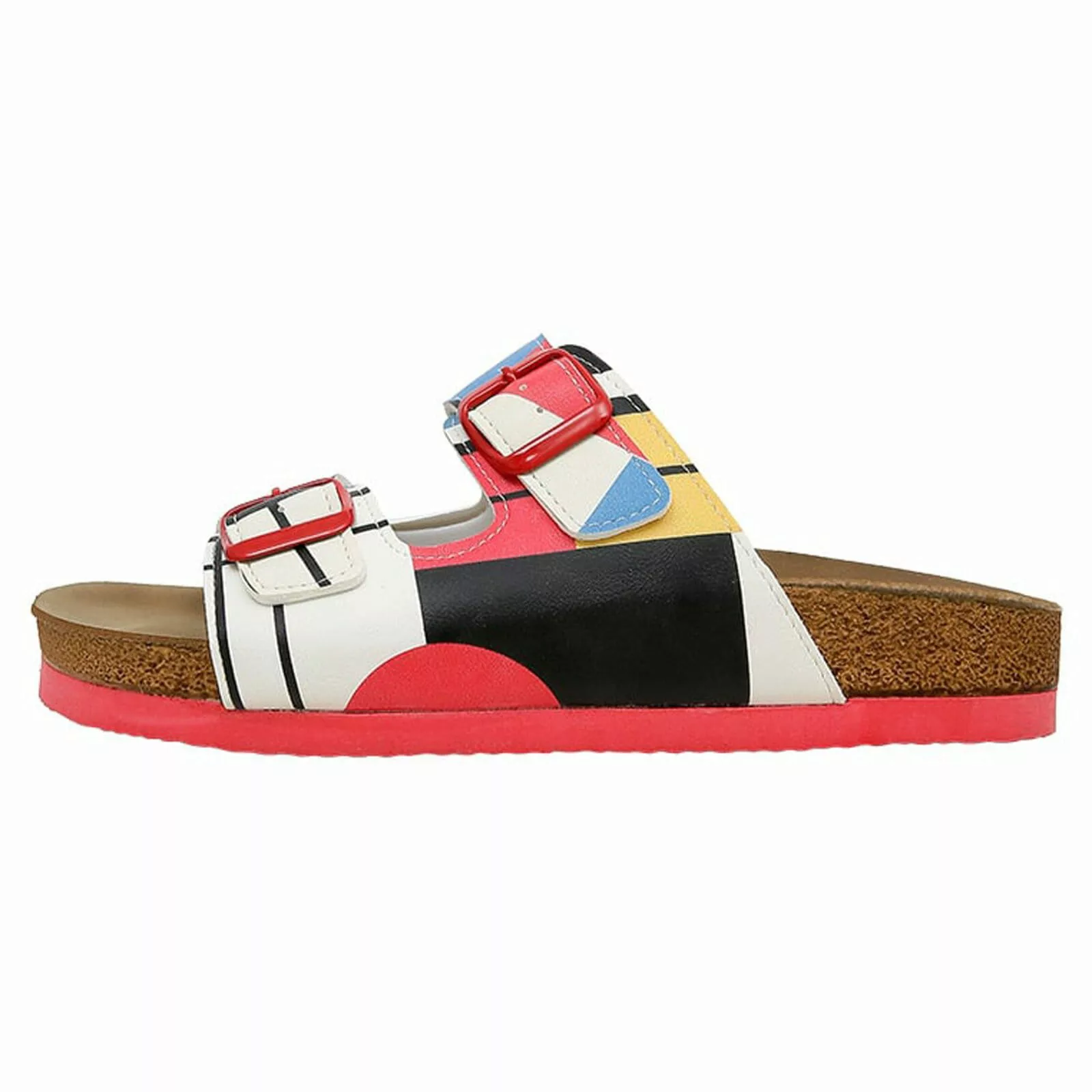 DOGO Pantolette "Stella Pantolette Bauhaus Birdie Damen Sandalen", Handgefe günstig online kaufen