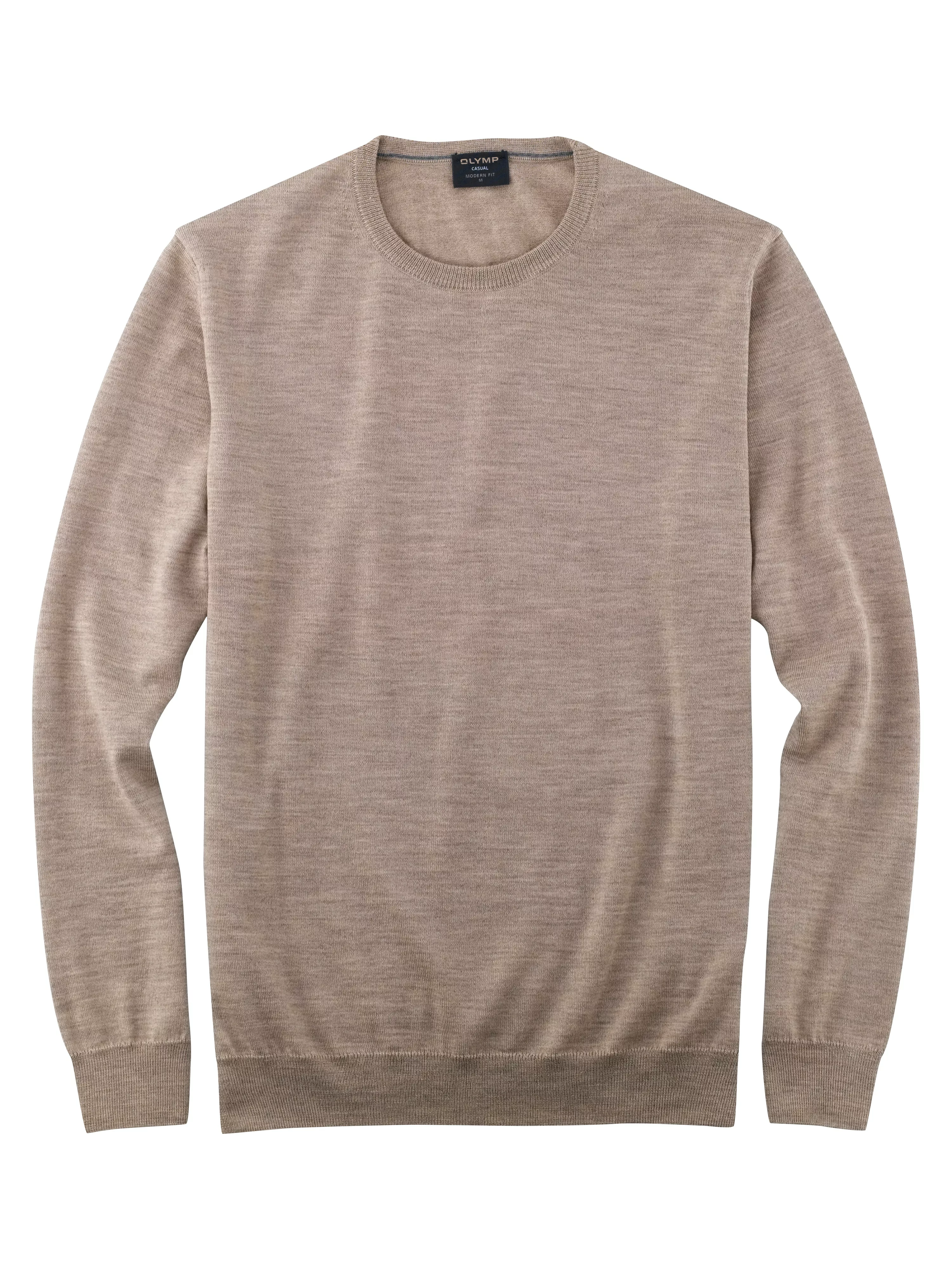 OLYMP Rundhalspullover "OLYMP Strick Casual", moderner Strickpullover günstig online kaufen