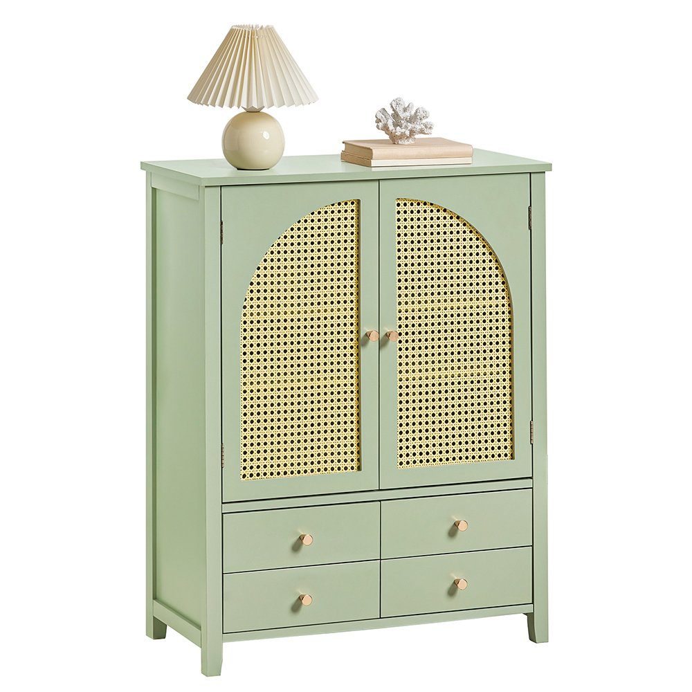 SoBuy Schuhschrank Küchenschrank Sideboard Kommode Grün FSB72-GR günstig online kaufen