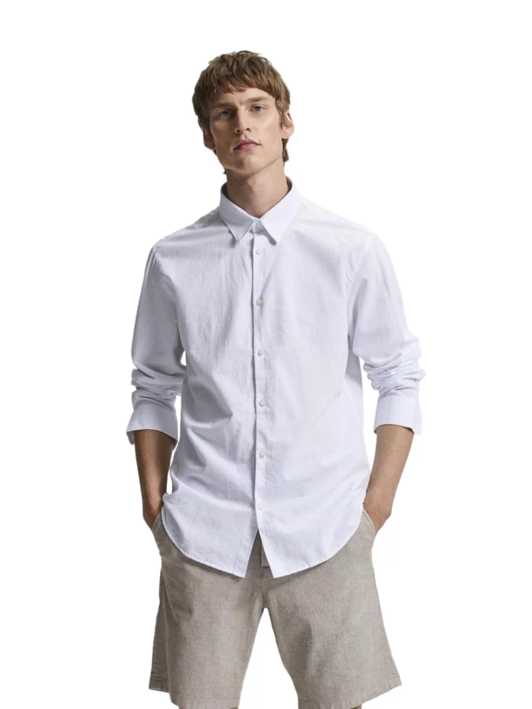 Selected Homme Herren Freizeithemd SLHREGSUN SHIRT LS CLASSIC - Regular Fit günstig online kaufen