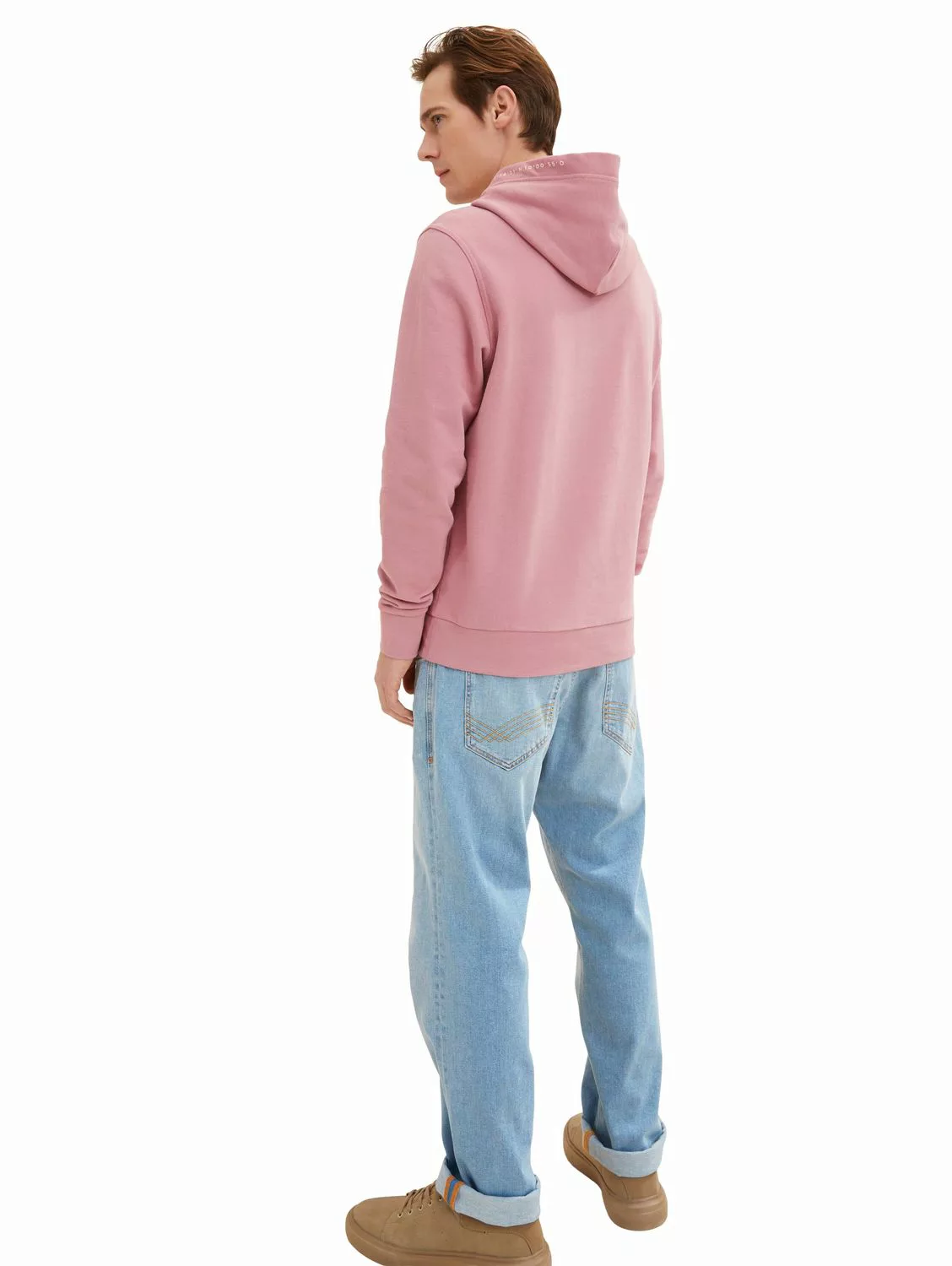 Tom Tailor Herren Kapuzenpullover Hoodie STRUCTURED LINING - Regular Fit günstig online kaufen