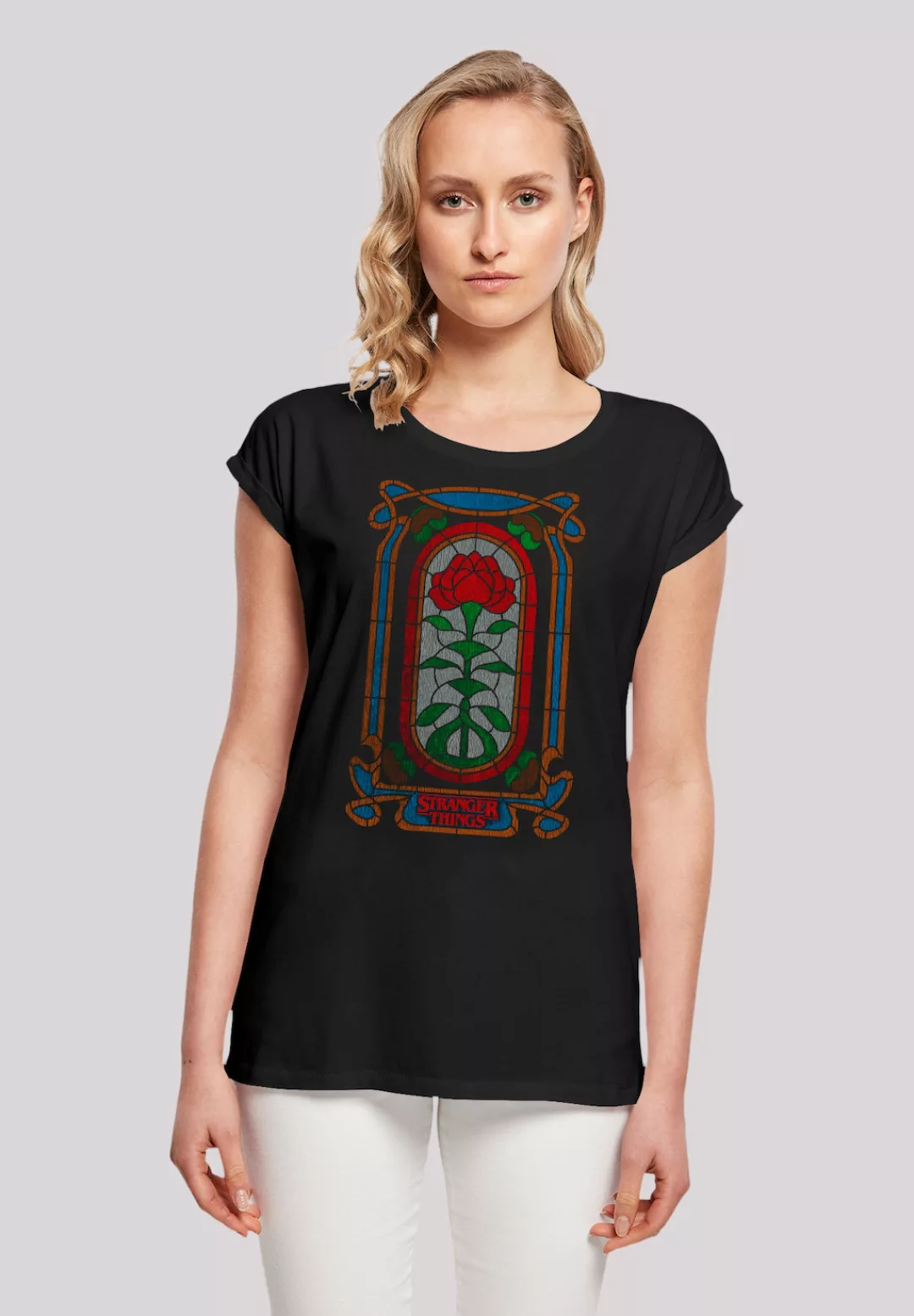 F4NT4STIC T-Shirt "Stranger Things Rose Window", Premium Qualität günstig online kaufen