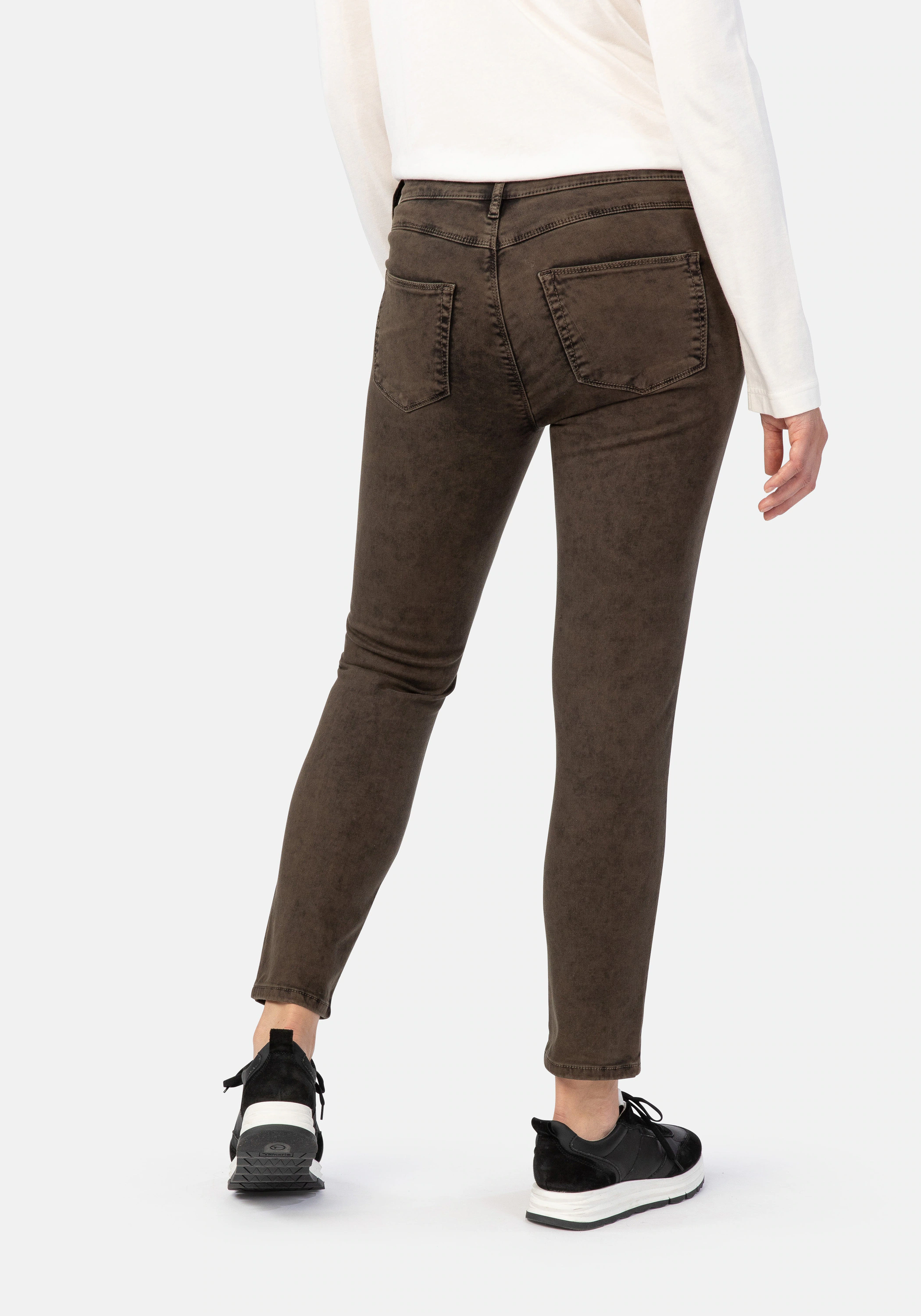 STOOKER WOMEN 5-Pocket-Jeans "Florenz Colour autumn Slim Fit", Slim Fit Cas günstig online kaufen