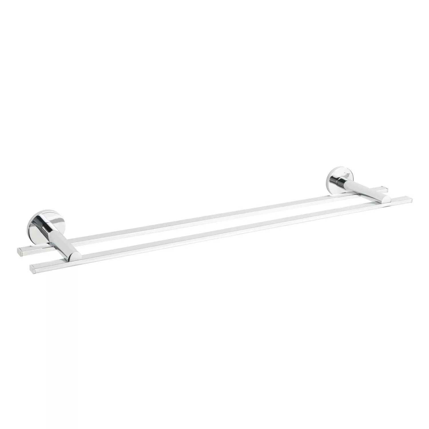 Wenko Badetuchstange Duo Isera UV-Loc® 60 cm Silber Glänzend günstig online kaufen