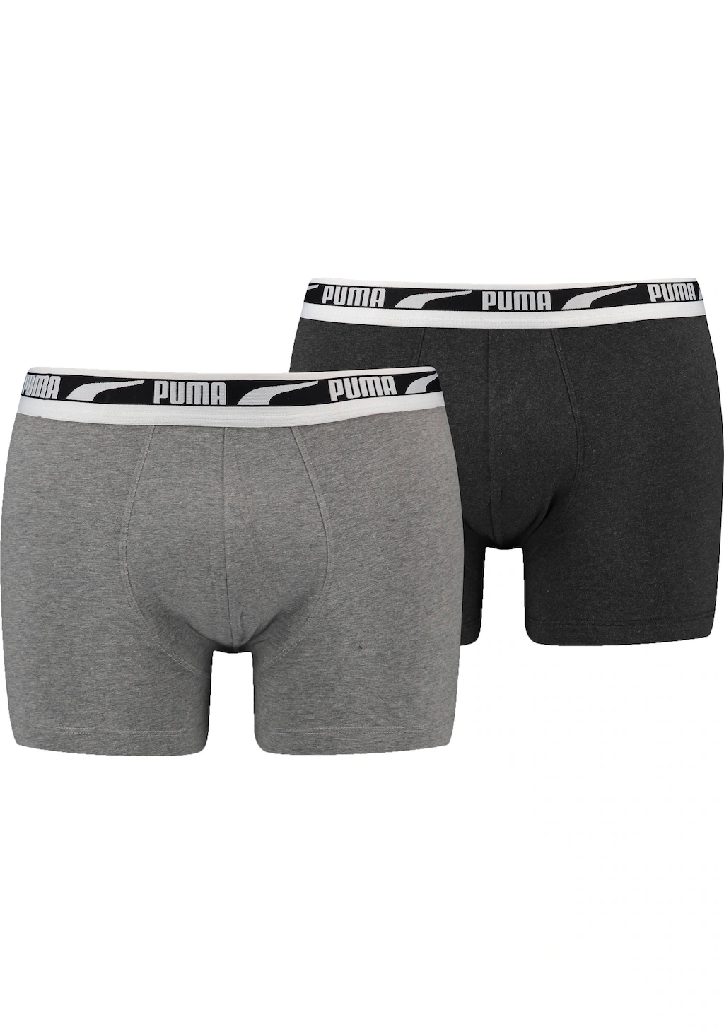 PUMA Boxershorts "MEN MULTI LOGO BOXER 2P", (2er Pack), Komfortbund günstig online kaufen