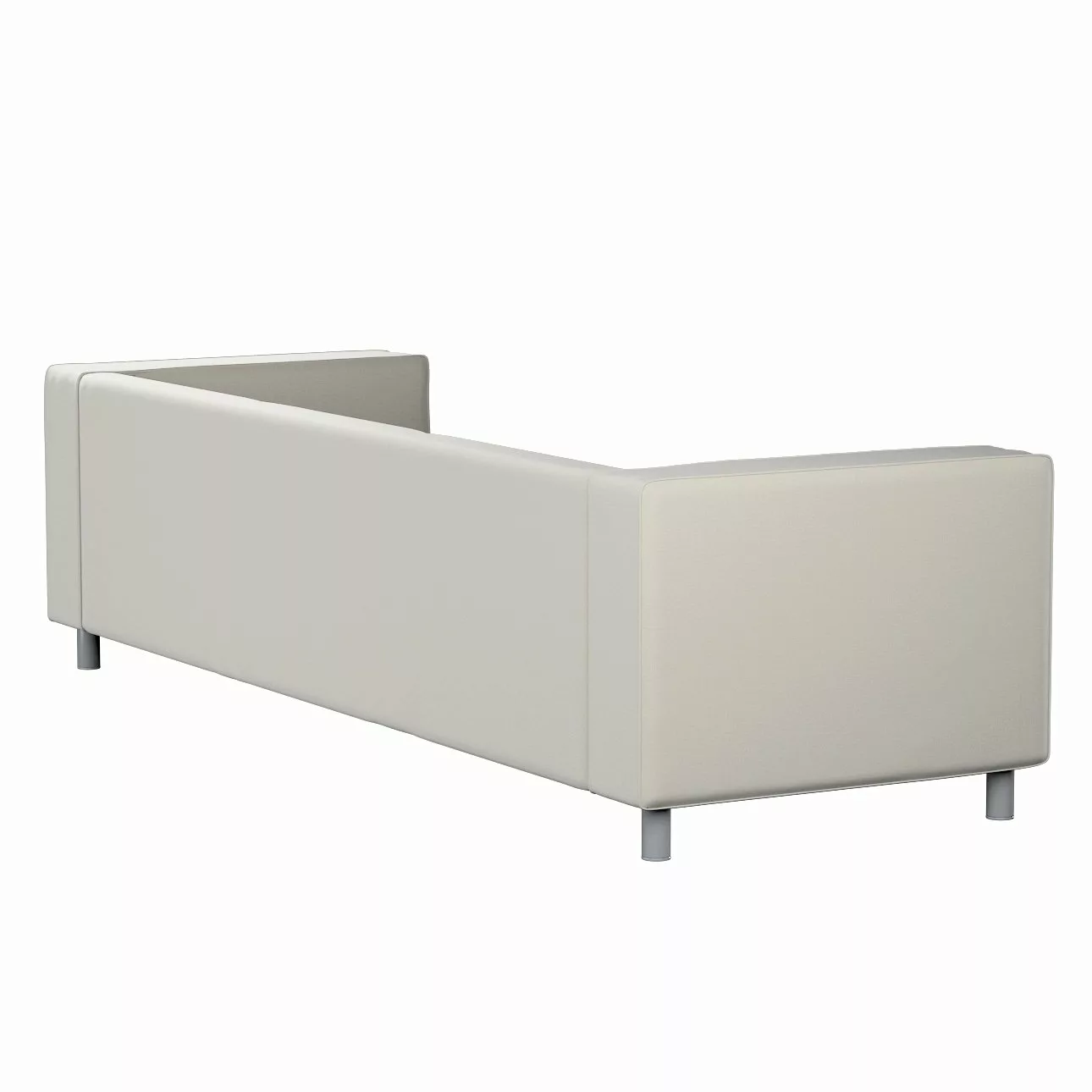 Bezug für Klippan 4-Sitzer Sofa, grau, Bezug für Klippan 4-Sitzer, Ingrid ( günstig online kaufen
