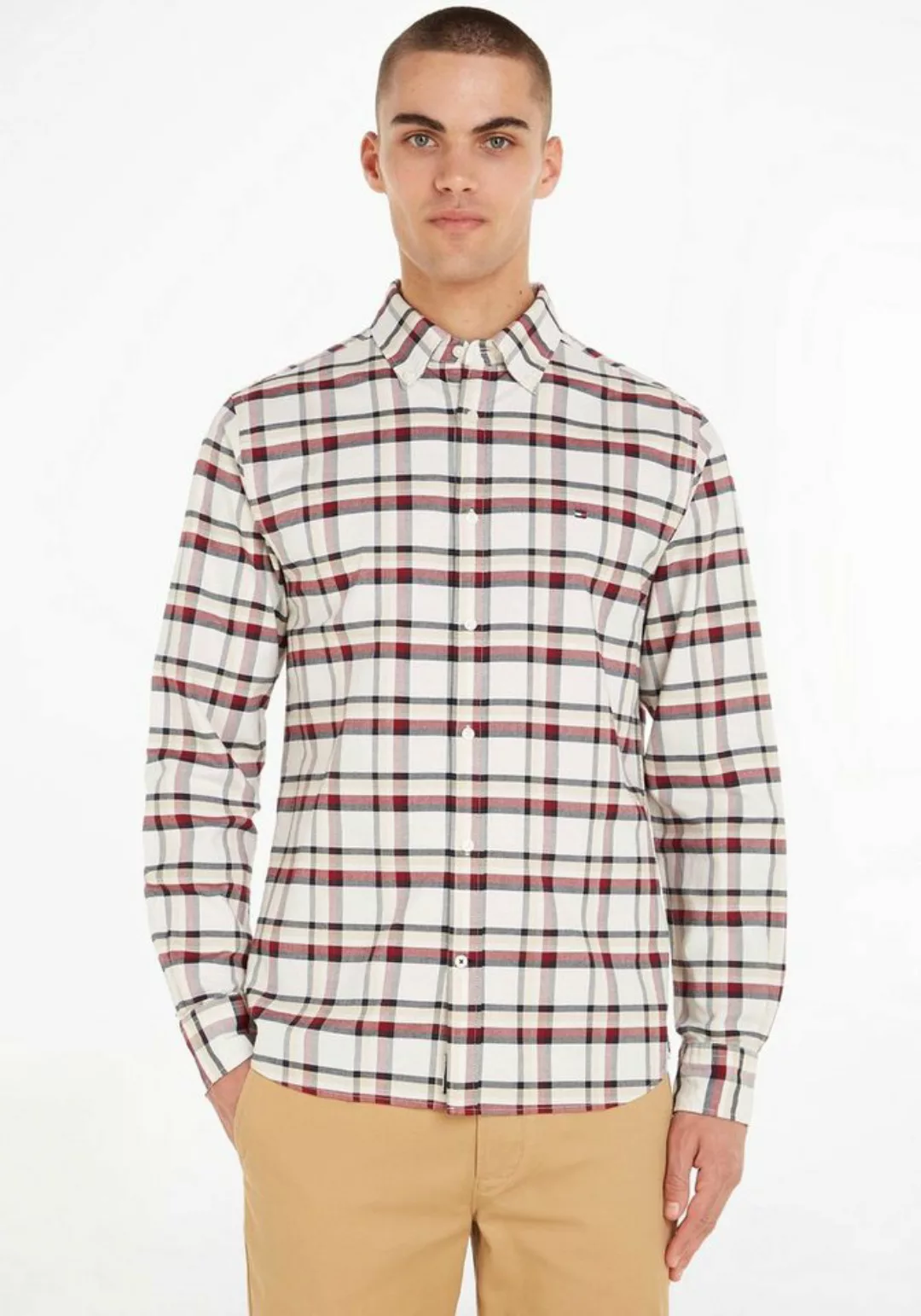 Tommy Hilfiger Karohemd SMALL GLOBAL STRIPE CHK RF SHIRT günstig online kaufen