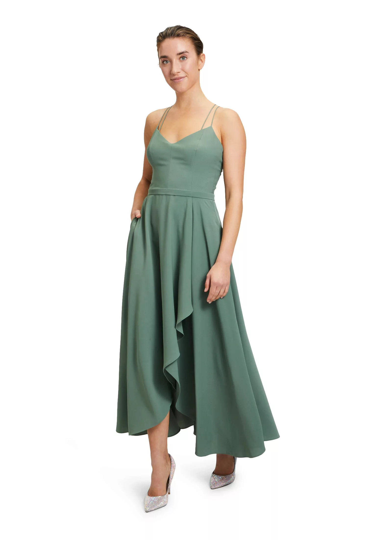 Vera Mont Abendkleid "Vera Mont Abendkleid mit Volant", Design günstig online kaufen