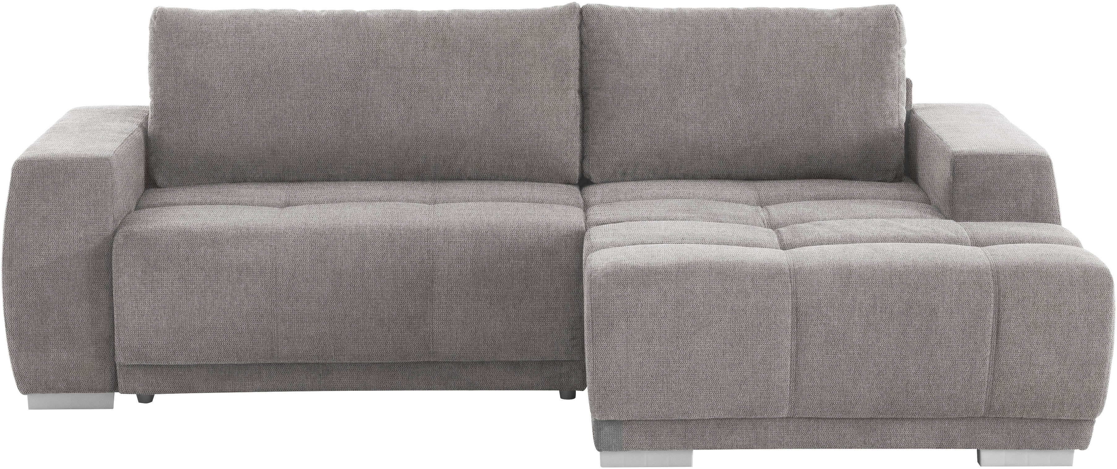 INOSIGN Ecksofa "Bolero L-Form", wahlweise mit Bettfunktion & Bettkasten günstig online kaufen