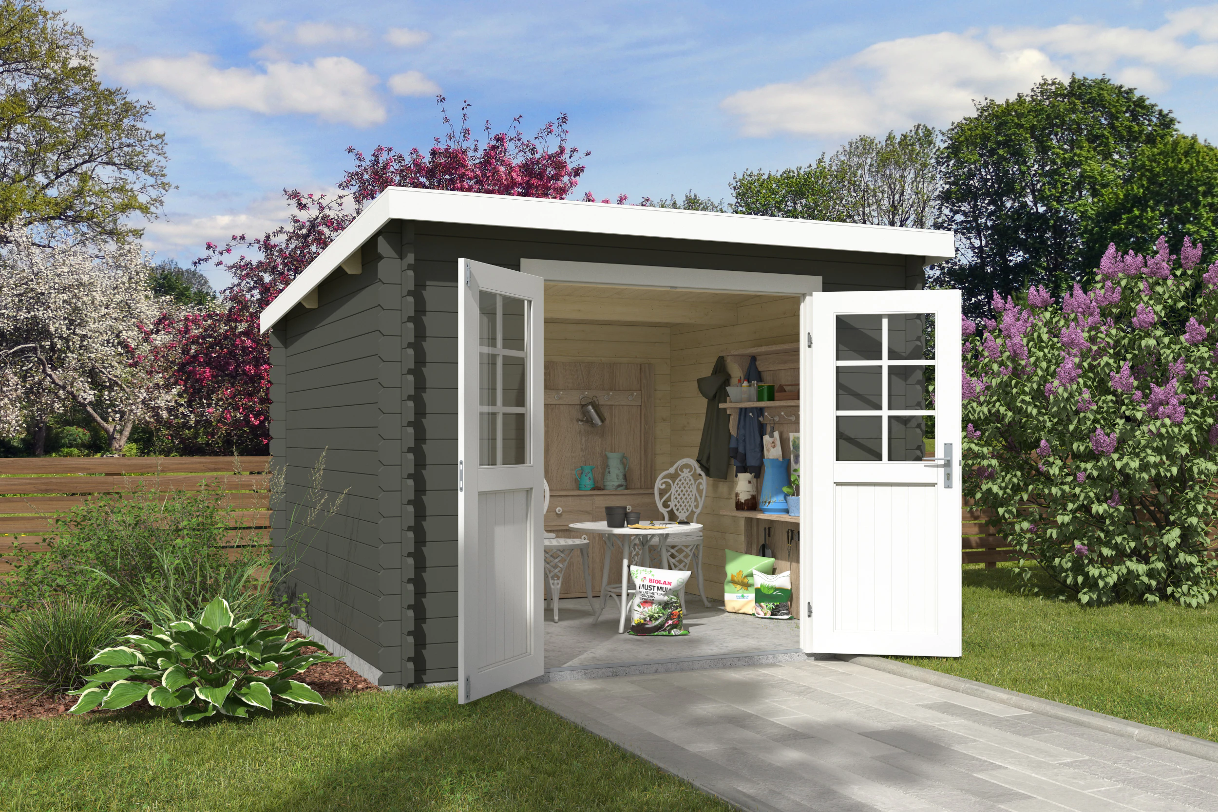Nordic Holz Gartenhaus "San Jose 275" günstig online kaufen