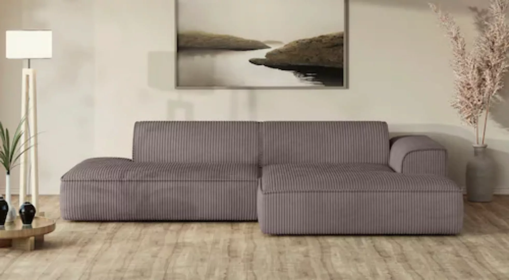 andas Ecksofa "TORSTAD", extra große Recamiere im loungigen Stil, in Bouclé günstig online kaufen