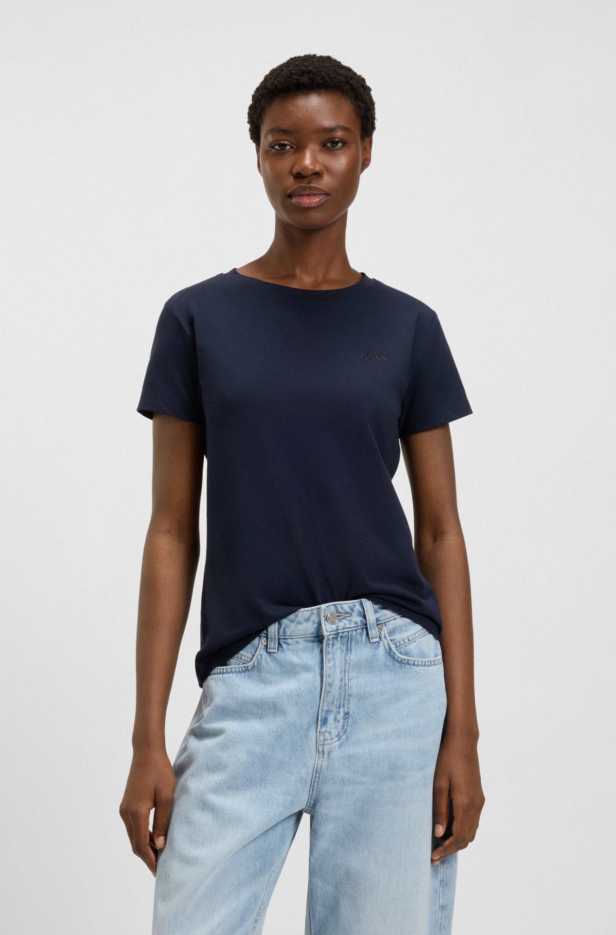 BOSS ORANGE T-Shirt "Esogo Premium Damenmode", mit Logo günstig online kaufen