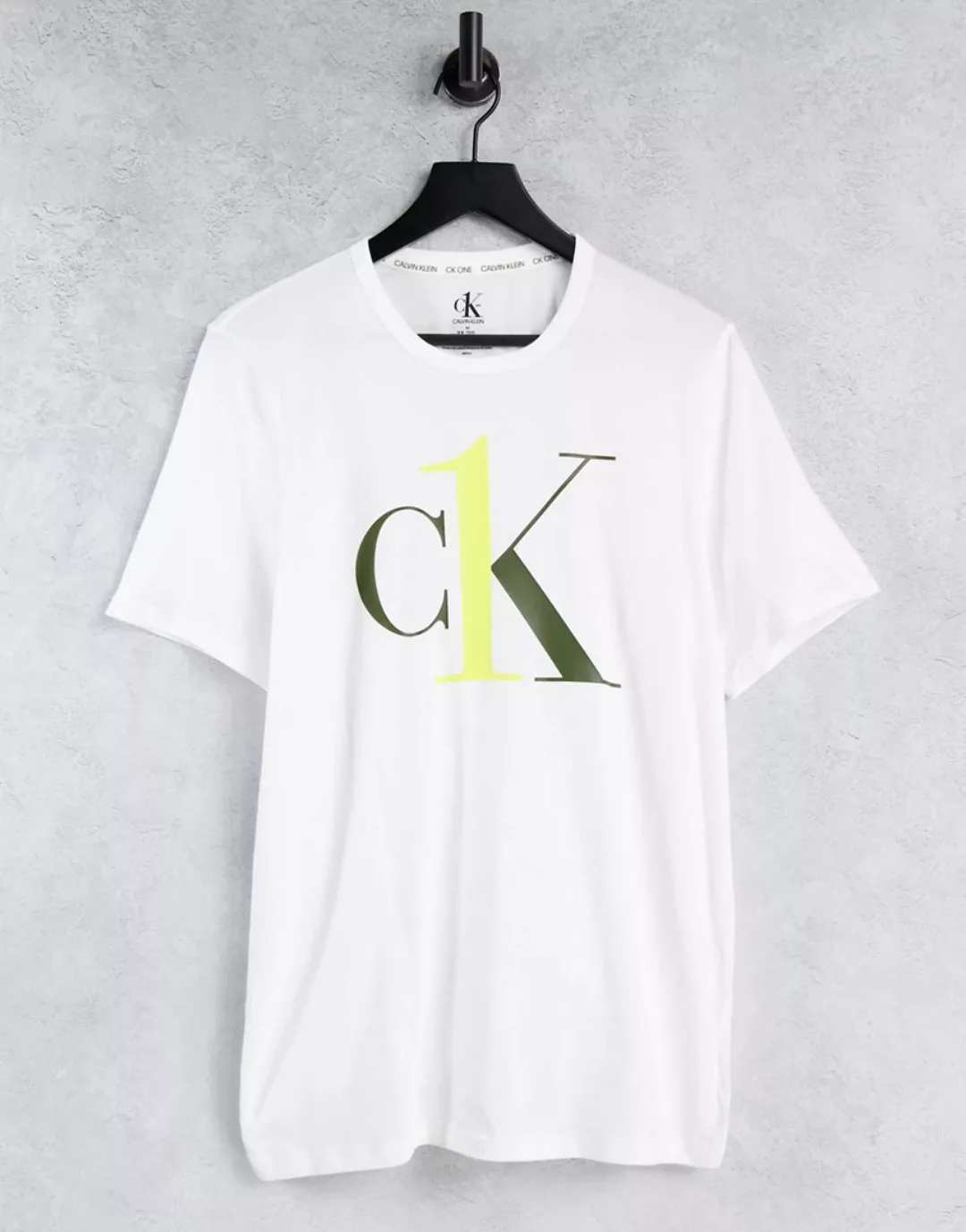 Calvin Klein Underwear Crew T-shirt XL White W / Canary Logo günstig online kaufen