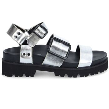No Name  Sandalen JUNE ANKLE W - METAL - ARGENT günstig online kaufen