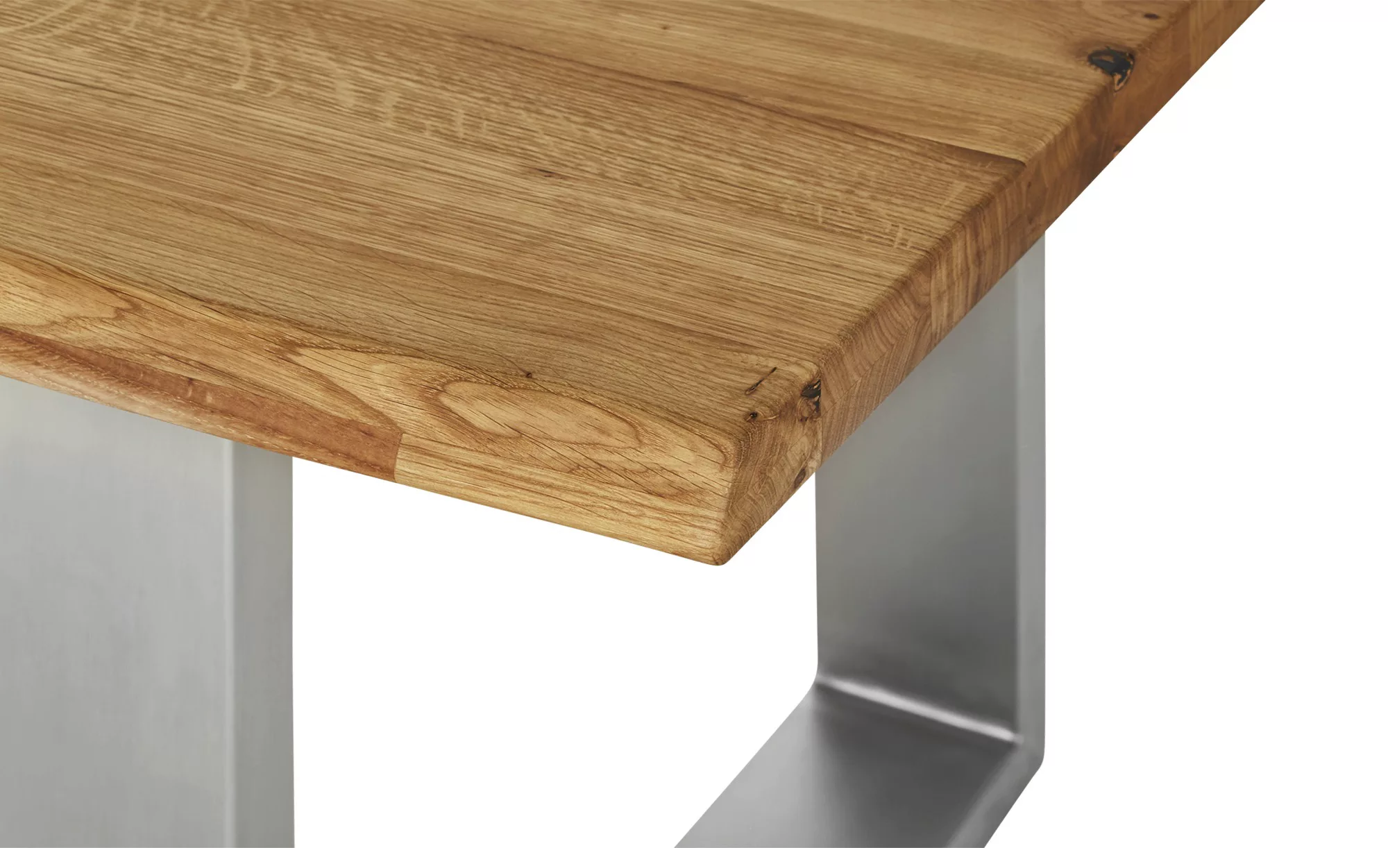 MCA furniture Esstisch "Greta", Esstisch Massivholz mit Baumkante oder grad günstig online kaufen