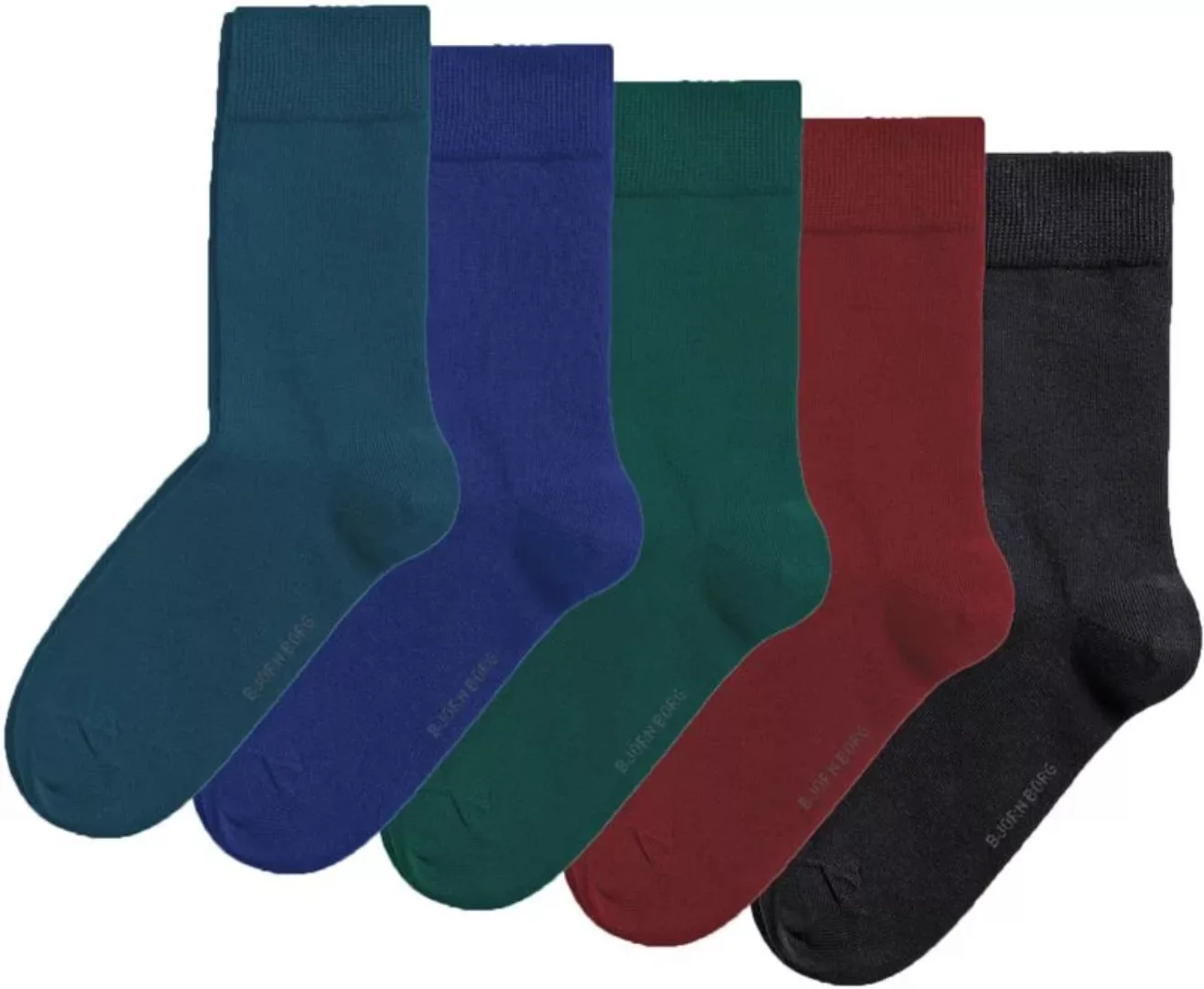 Bjorn Borg 5-Pack Socken Multicolour - Größe 41-45 günstig online kaufen