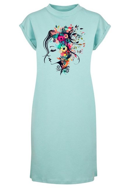 F4NT4STIC Shirtkleid "Blumen Silhouette Bunt", Print günstig online kaufen