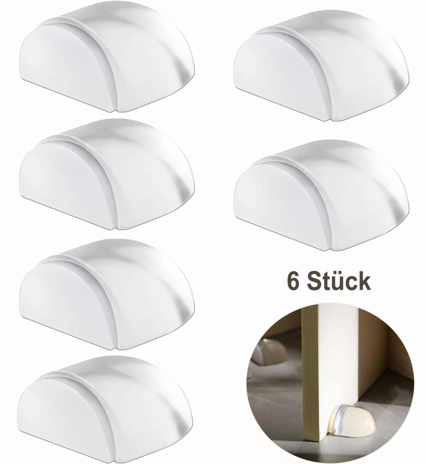 RWEUOQ Türstopper Türstopper Boden Selbstklebend Set, günstig online kaufen