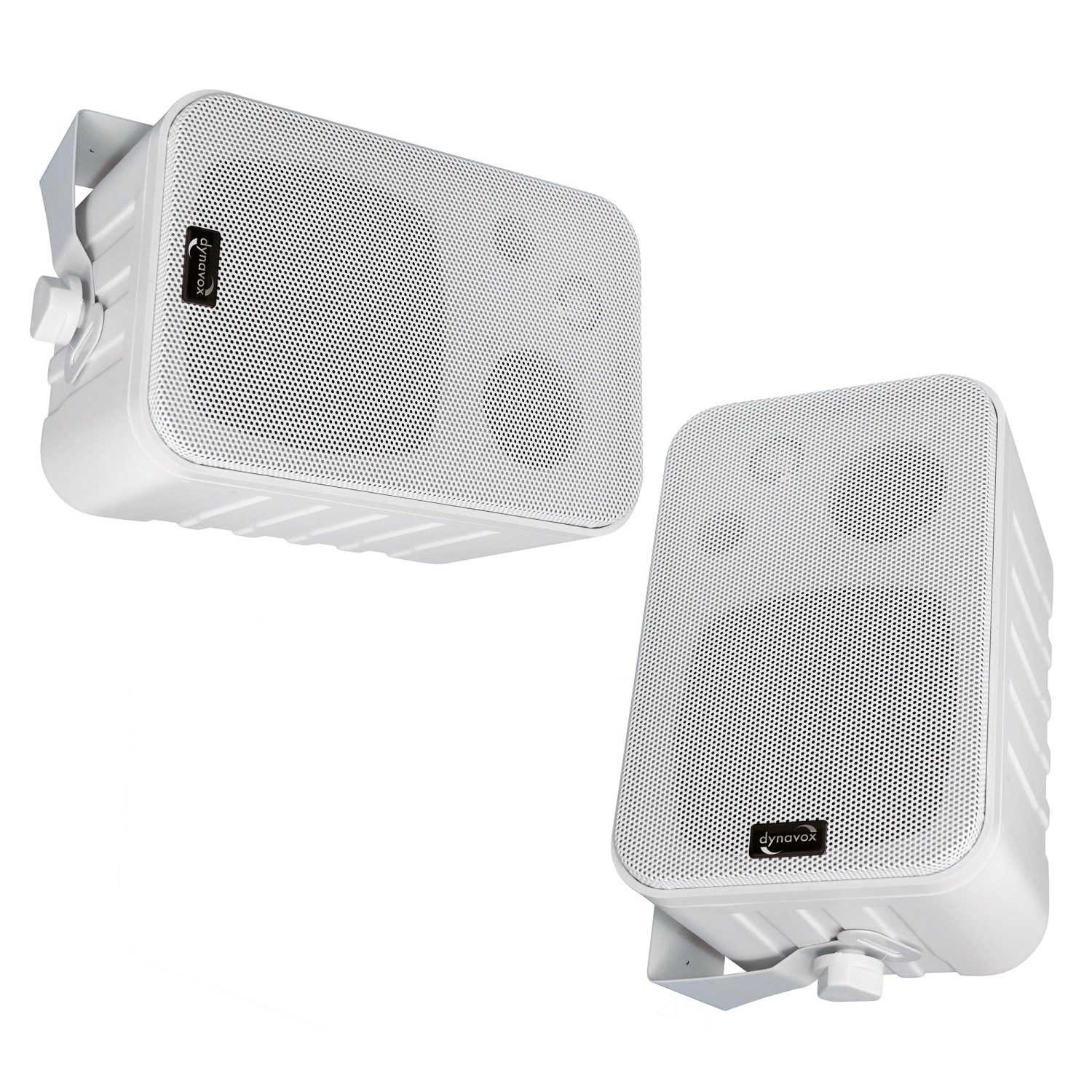 Dynavox 3-Wege Lautsprecher Paar mit Halterung für Wand und Decke Weiß günstig online kaufen