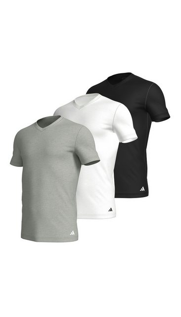 adidas Sportswear T-Shirt "Active Core Cotton" (3er Pack) V-Ausschnitt günstig online kaufen