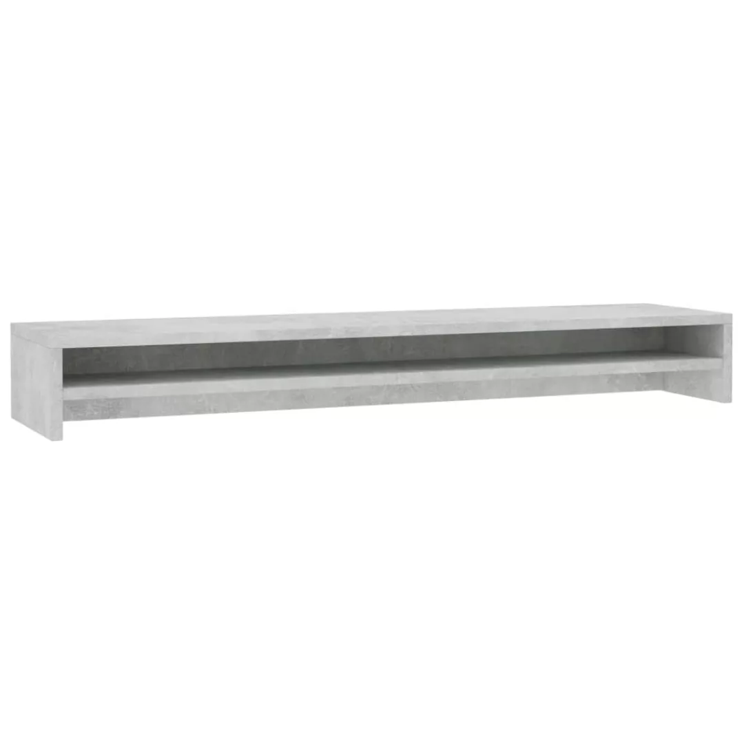 Monitorständer Betongrau 100ã24ã13 Cm Spanplatte günstig online kaufen