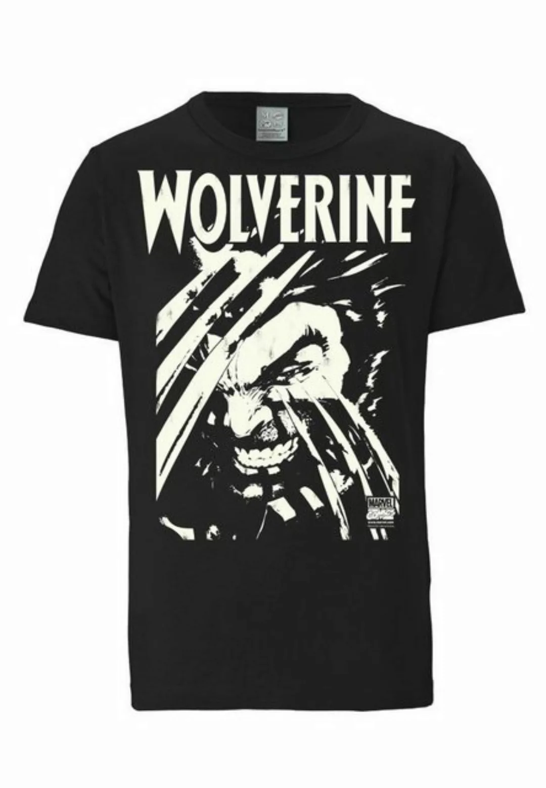 LOGOSHIRT T-Shirt Wolverine mit coolem Frontprint günstig online kaufen