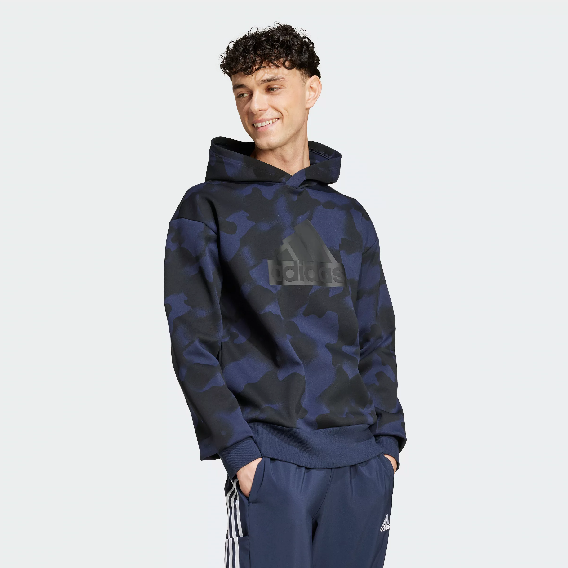 adidas Sportswear Kapuzensweatshirt "M FI BOS HD AOP" günstig online kaufen