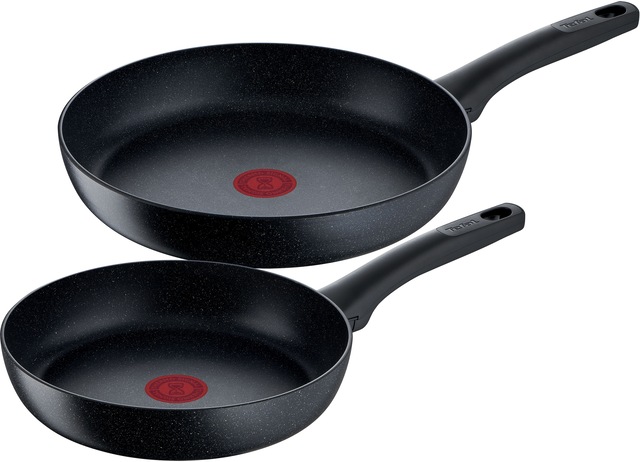 Tefal Pfannen-Set »Black Stone«, Aluminium, (Set, 2 tlg., 1x Bratpfanne Ø 2 günstig online kaufen