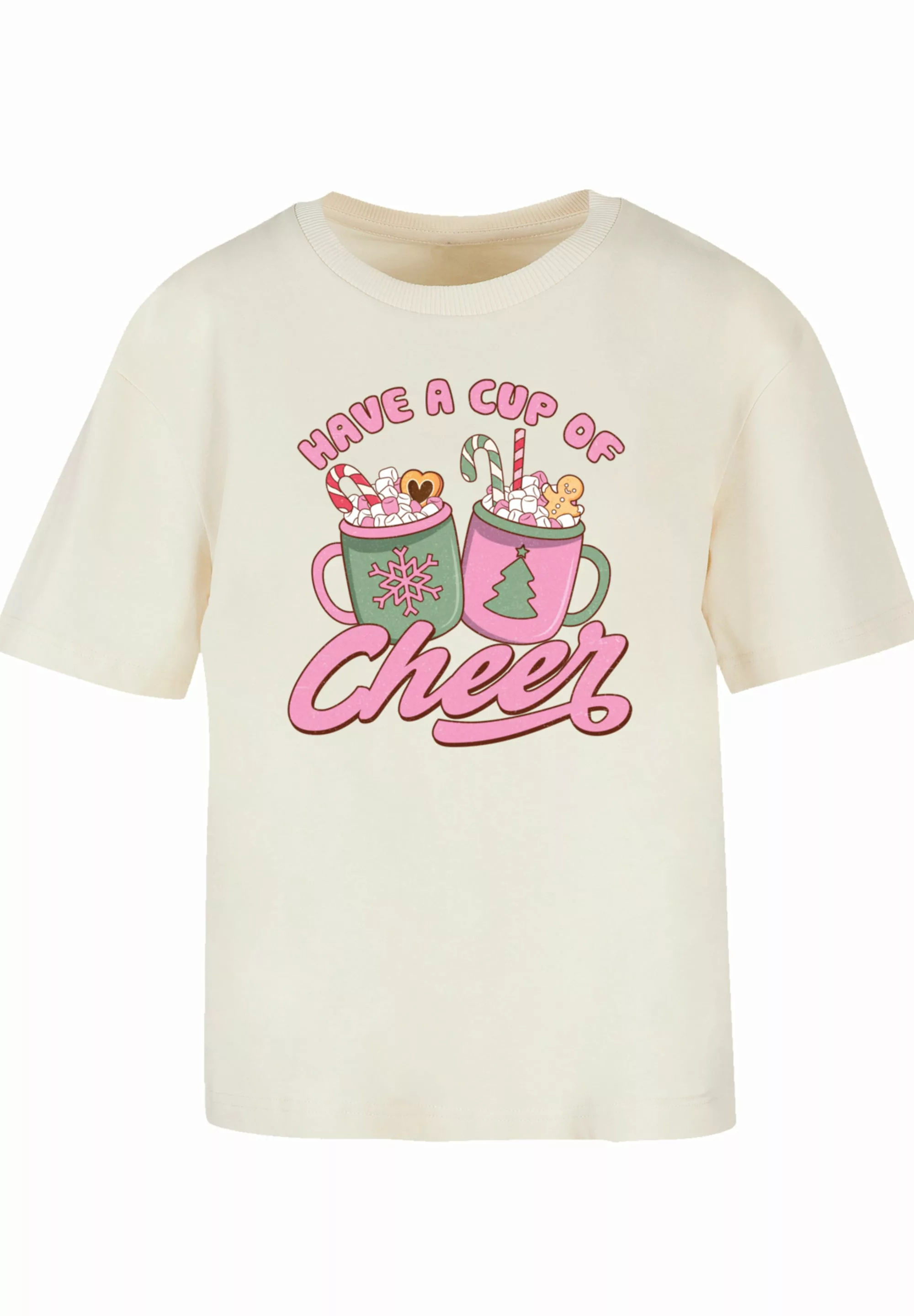 F4NT4STIC T-Shirt "Have a Cup of Cheer Weihnachten", Premium Qualität, Weih günstig online kaufen