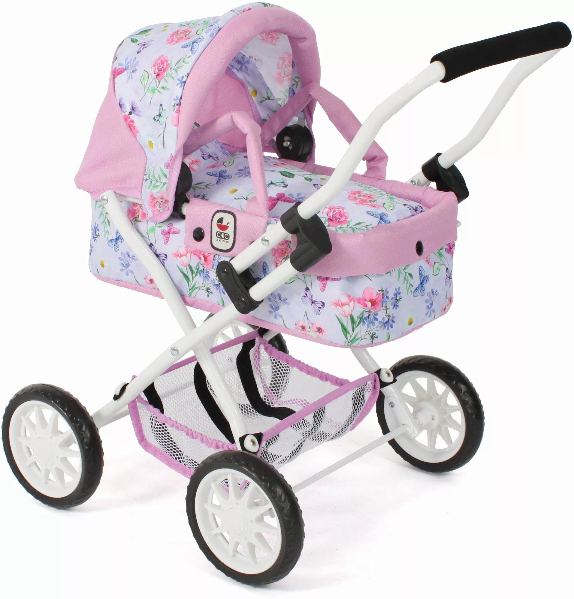 CHIC2000 Puppenwagen Smarty, Flowers, mit herausnehmbarer günstig online kaufen