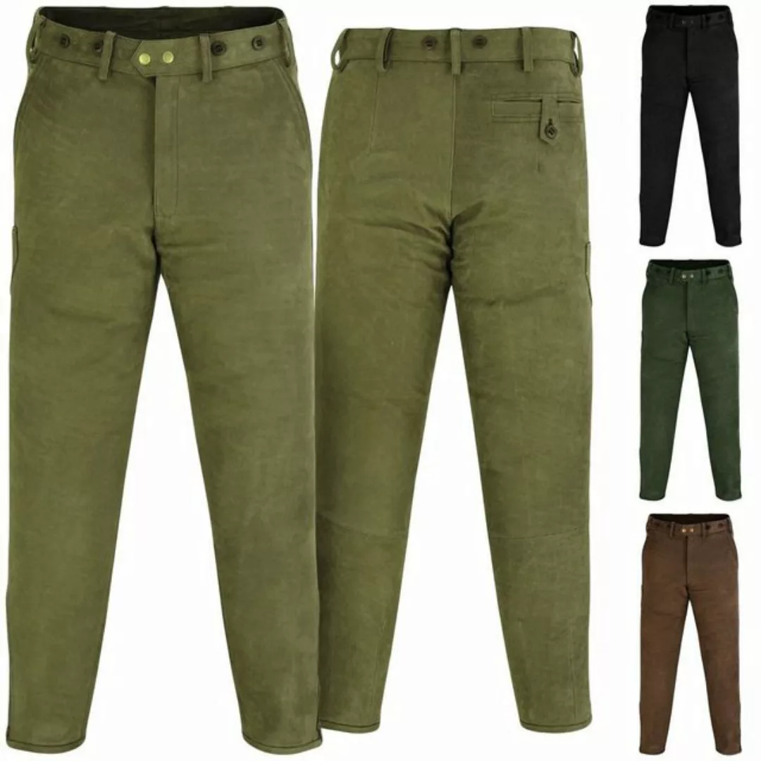 German Wear Lederhose GW601 Lange Jagd Trachten Lederhose Jägerhose Jagdhos günstig online kaufen