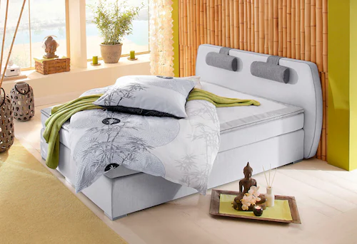 ATLANTIC home collection Boxspringbett "Rex", mit Topper und verstellbaren günstig online kaufen