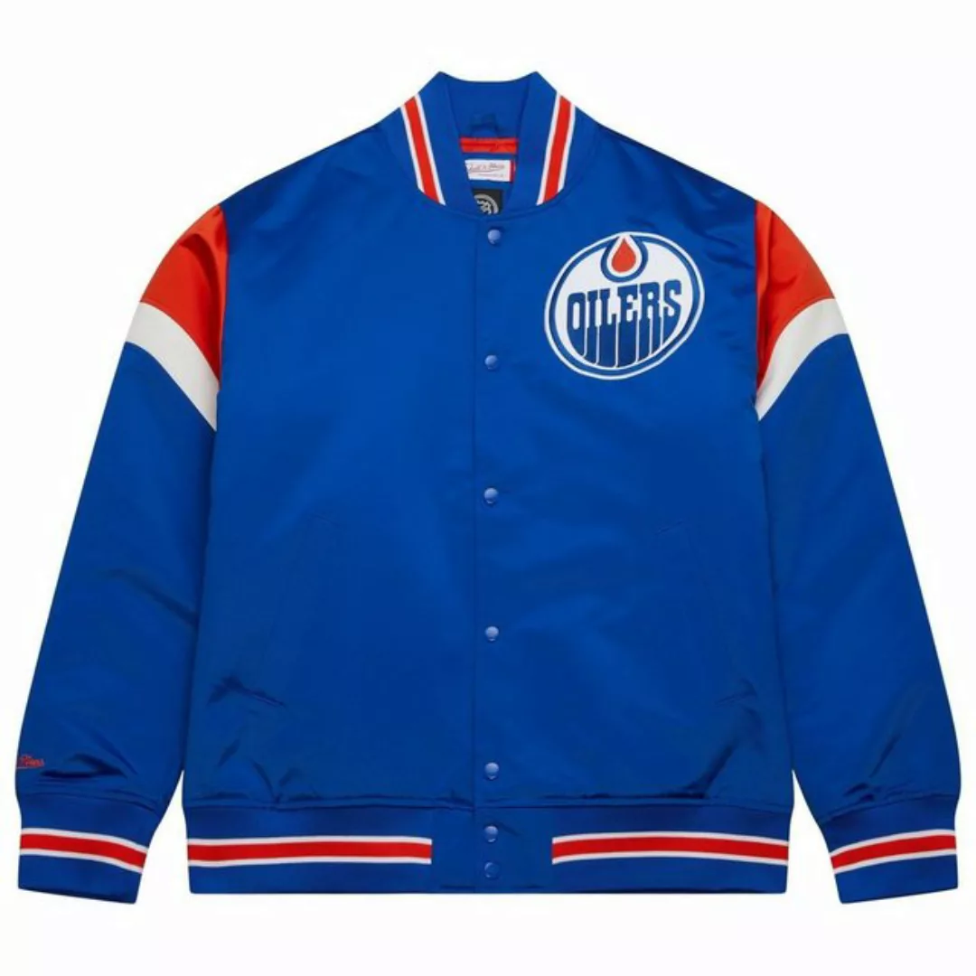 Mitchell & Ness Collegejacke Heavyweight Satin NHL Edmonton Oilers günstig online kaufen