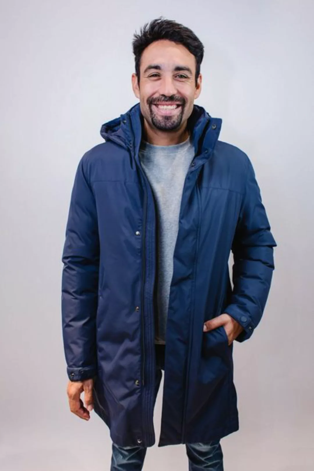 Colmar Steppmantel Kapuzenparka blau günstig online kaufen