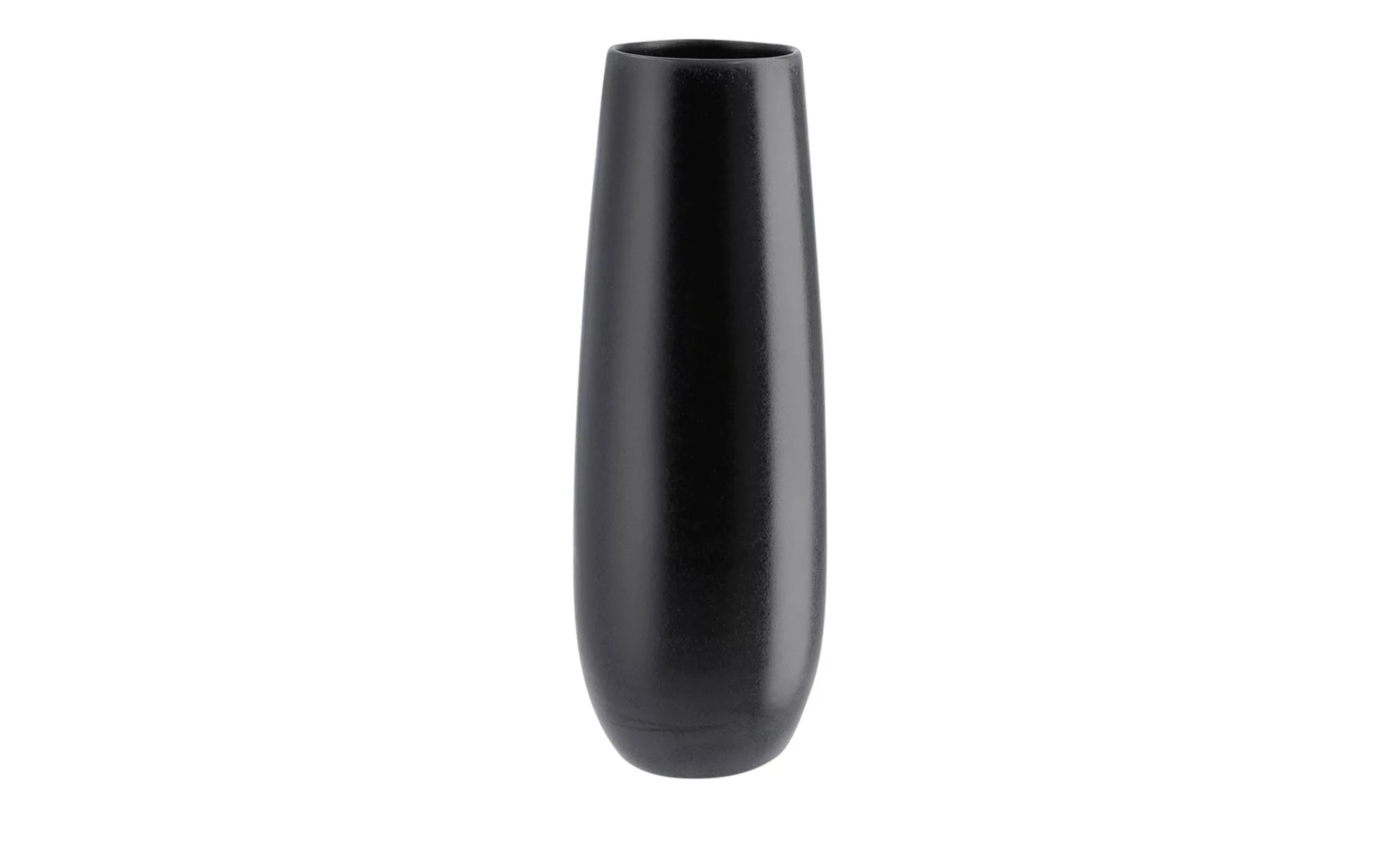 Vase  Ease New ¦ schwarz ¦ Steinzeug ¦ Maße (cm): H: 32  Ø: 8 Accessoires > günstig online kaufen