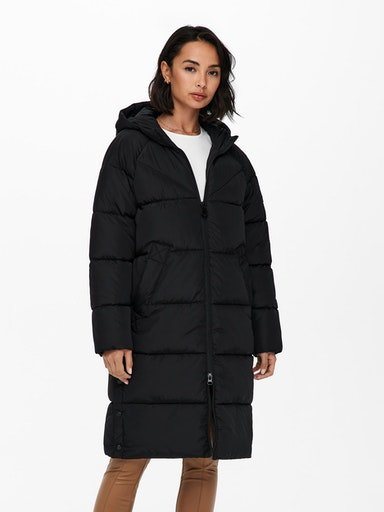 ONLY Steppmantel ONLAMANDA LONG PUFFER COAT mit Kapuze günstig online kaufen