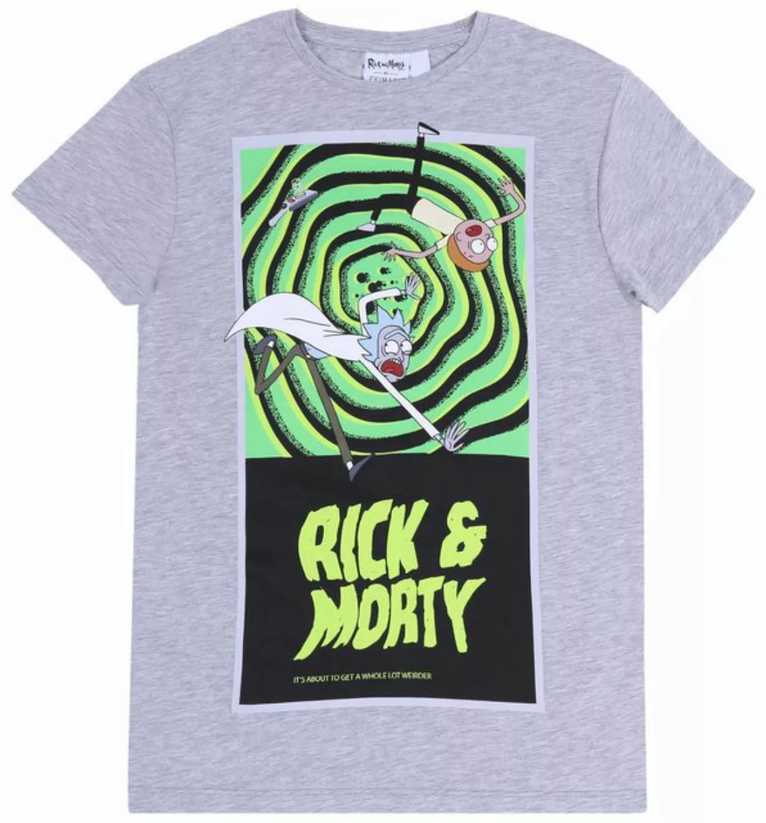 Sarcia.eu Kurzarmshirt Graues T-Shirt Rick and Morty XXS günstig online kaufen