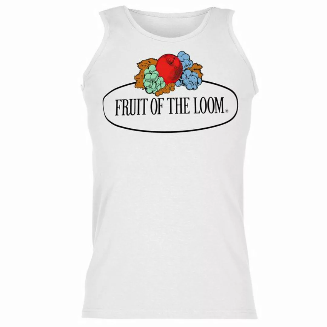 Fruit of the Loom Rundhalsshirt √§rmelloses T-Shirt mit Vintage-Logo günstig online kaufen