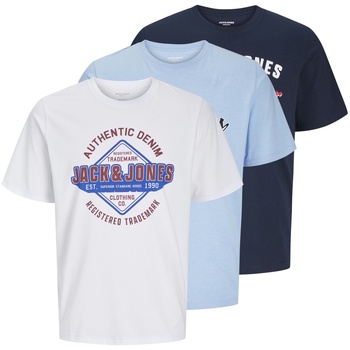 Jack & Jones  T-Shirt T-Shirt LOGO Kurzarmshirt 3er Pack günstig online kaufen