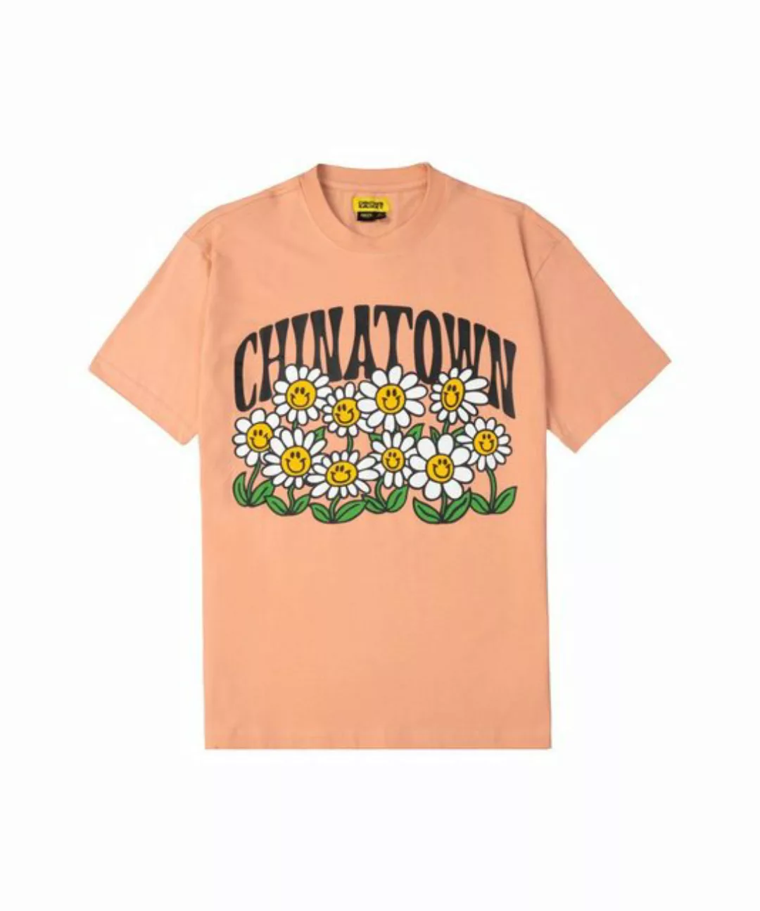 Market T-Shirt Market Smiley Flower Power F0609 T-Shirt Baumwolle günstig online kaufen