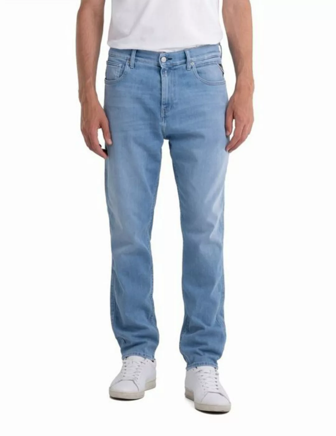 Replay Herren Jeans SANDOT - Relaxed Tapered Fit - Blau - Light Blue Denim günstig online kaufen