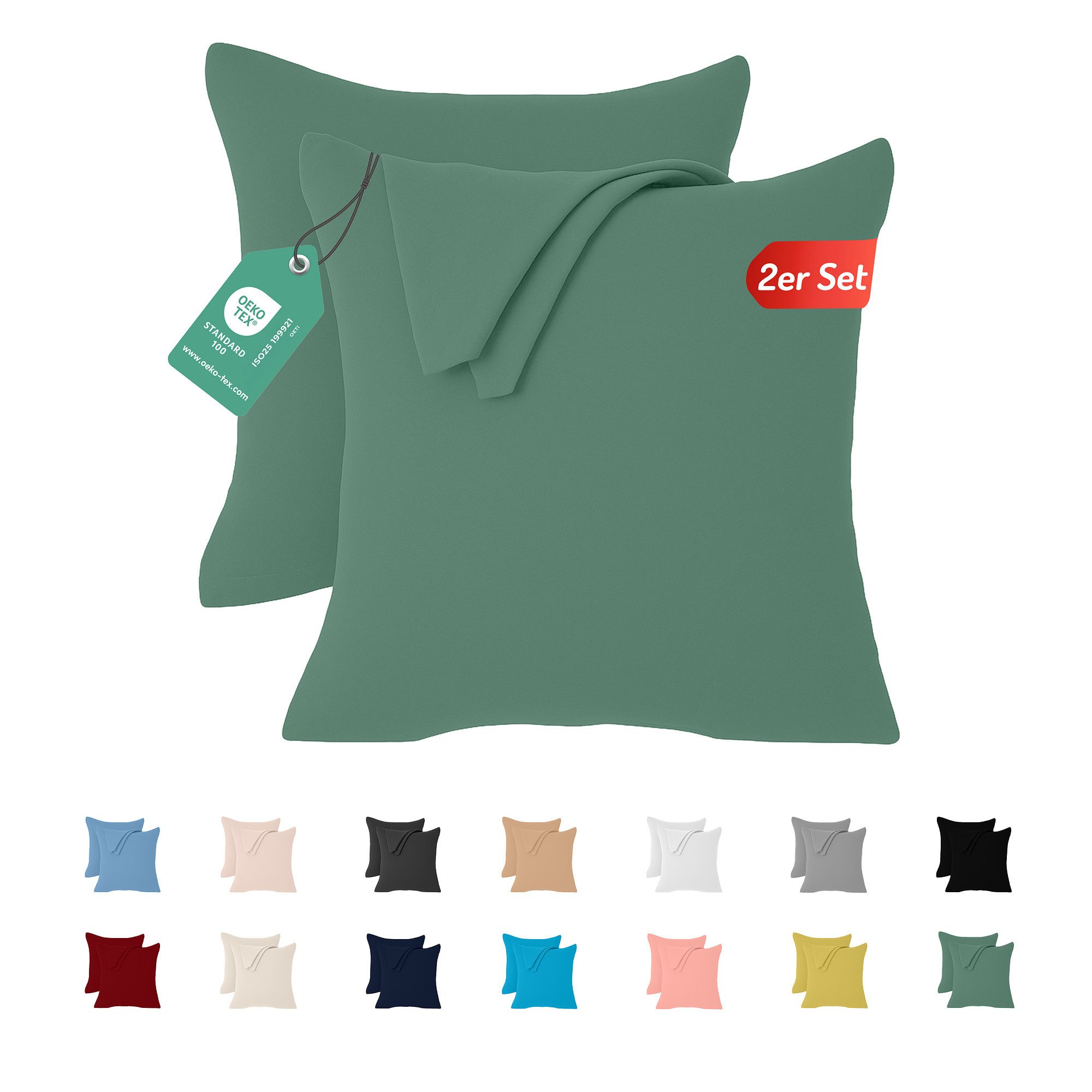 livessa Kissenbezug 2er Set Kissenbezug - günstig online kaufen