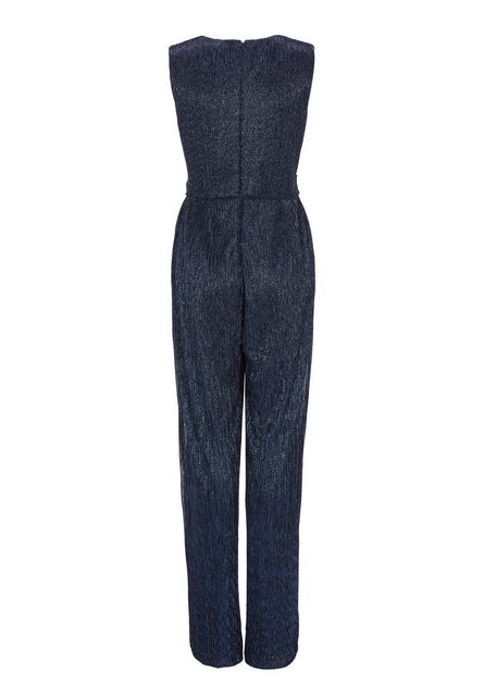 SWING Jumpsuit - ärmellos - mit seitlicher Raffung in - Plissierter Lurex-J günstig online kaufen