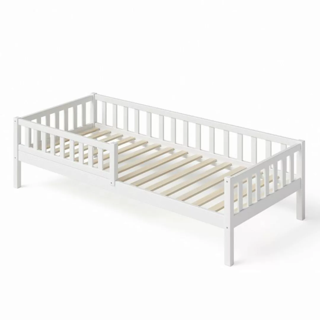 Bellabino Kinderbett Vils (Bett 90x200 cm, weiß lackiert), mit Lattenrost u günstig online kaufen