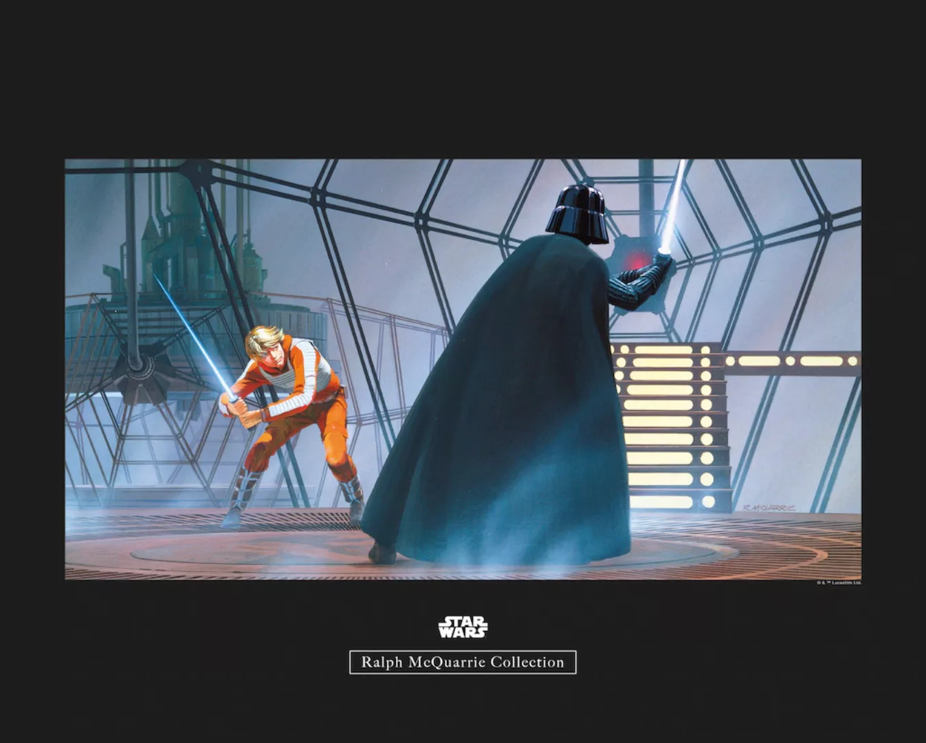 Komar Poster "Star Wars Classic RMQ Vader Luke Carbonit Room", Star Wars, ( günstig online kaufen
