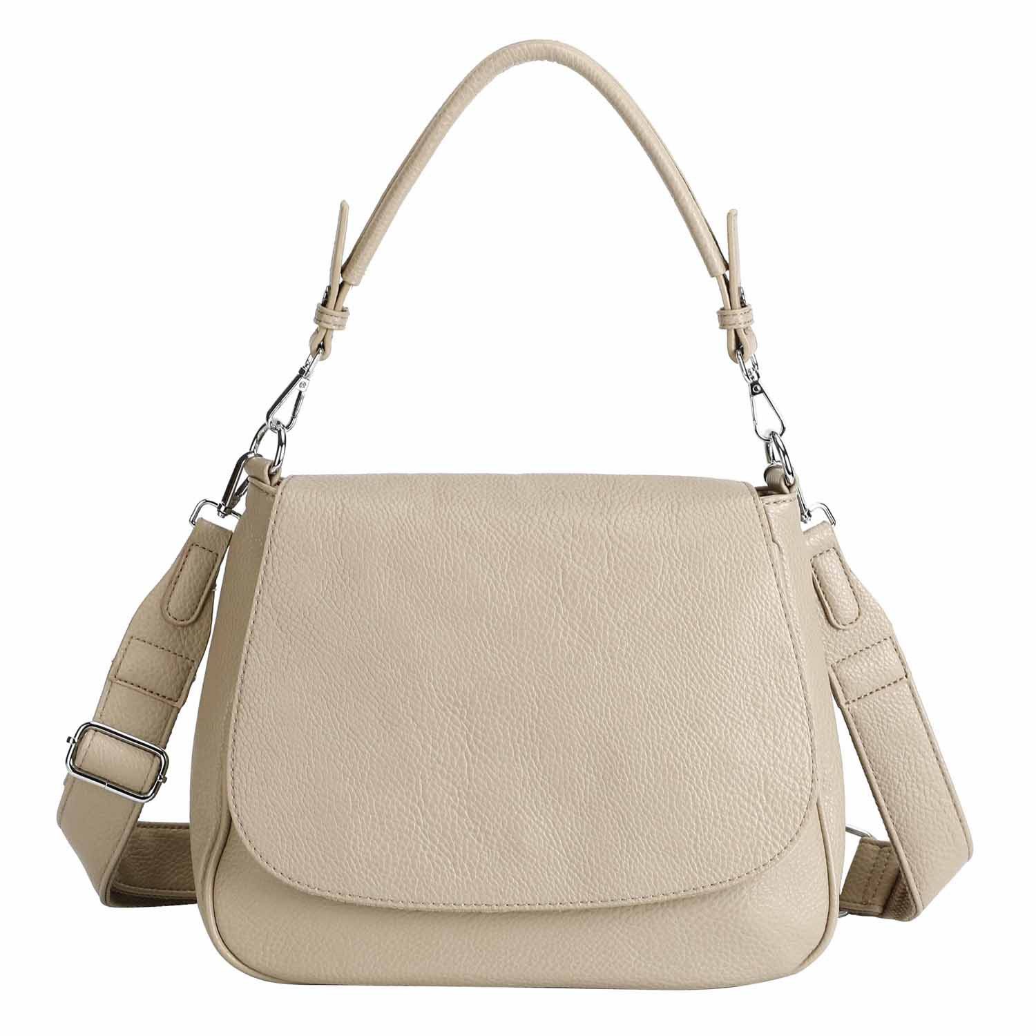 ITALYSHOP24 Schultertasche DAMEN TASCHE SHOPPER Umhängetasche günstig online kaufen