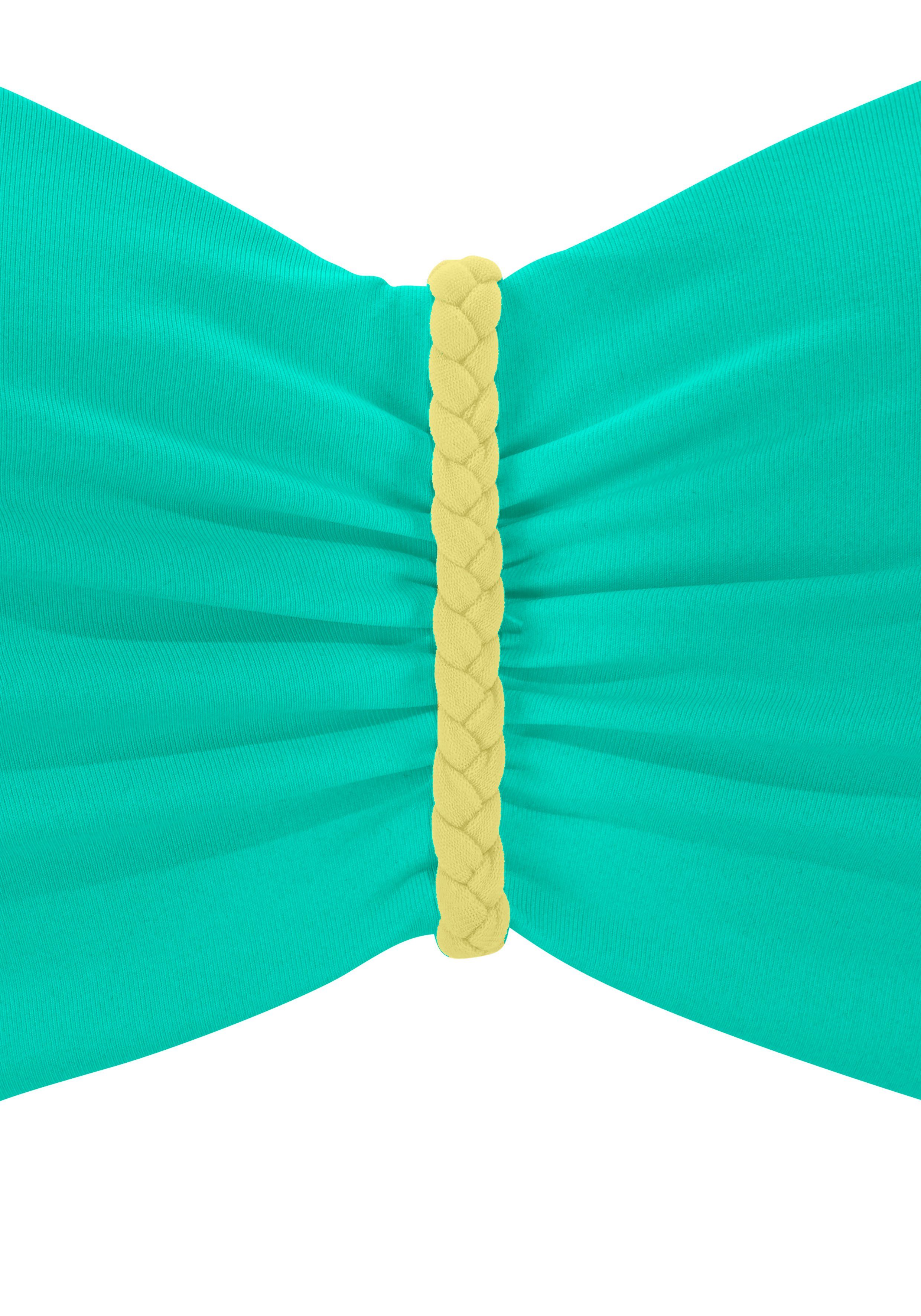 Venice Beach Bügel-Bandeau-Bikini-Top Anna, mit geflochtenen günstig online kaufen