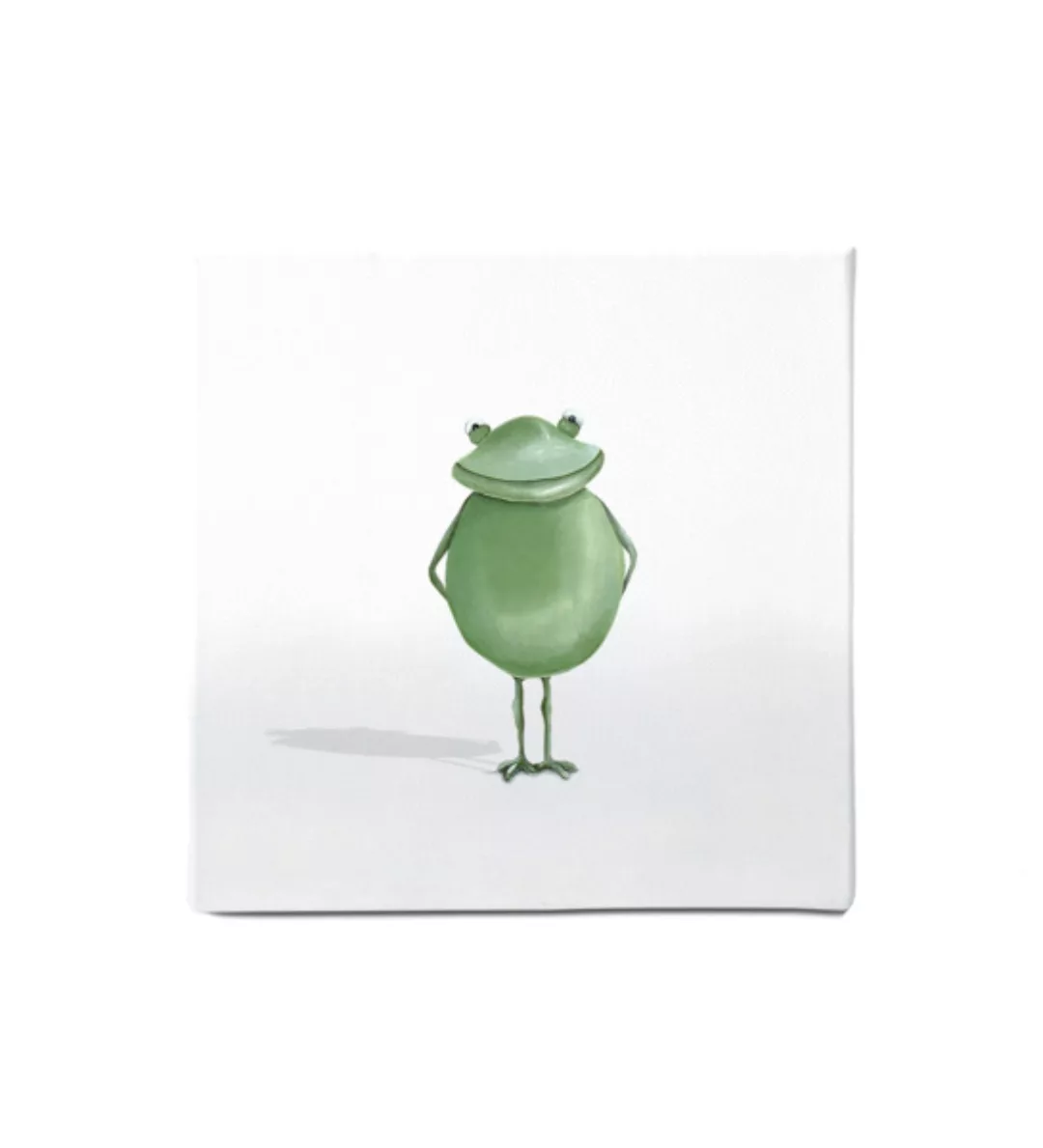 Leinwandbild - Bild Frosch "Gigo" günstig online kaufen