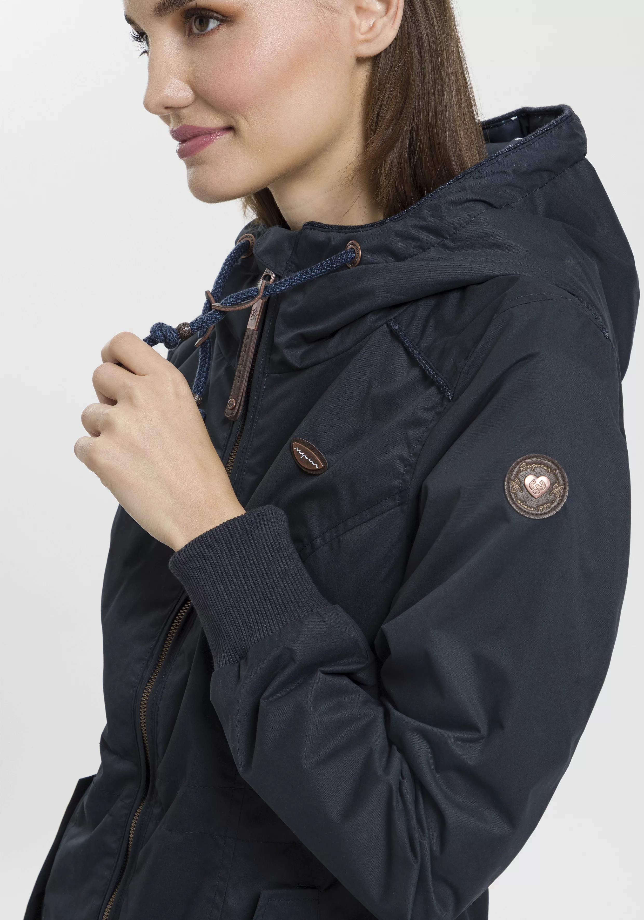 Ragwear Outdoorjacke "DANKA", mit Kapuze, Urban Streetwear- Übergangs-Style günstig online kaufen